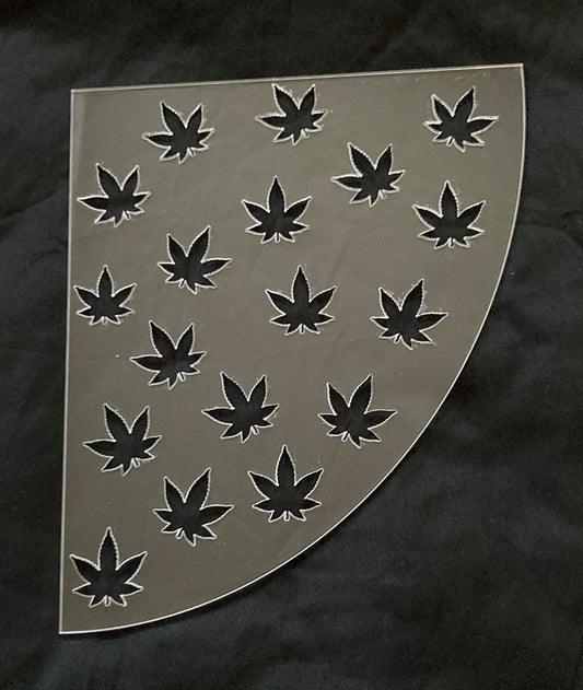 1/8" Acrylic Stencil Sleeve Weed