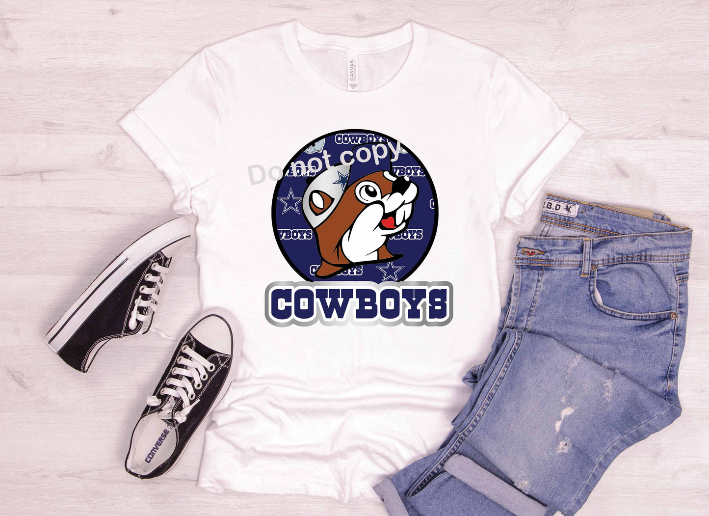 Beaver Cowboys with star DTF Transfer