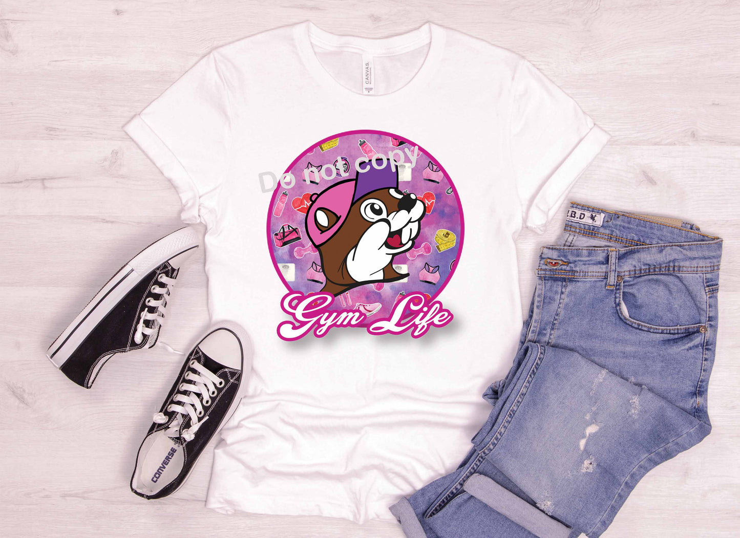 Beaver Gym Life DTF Transfers