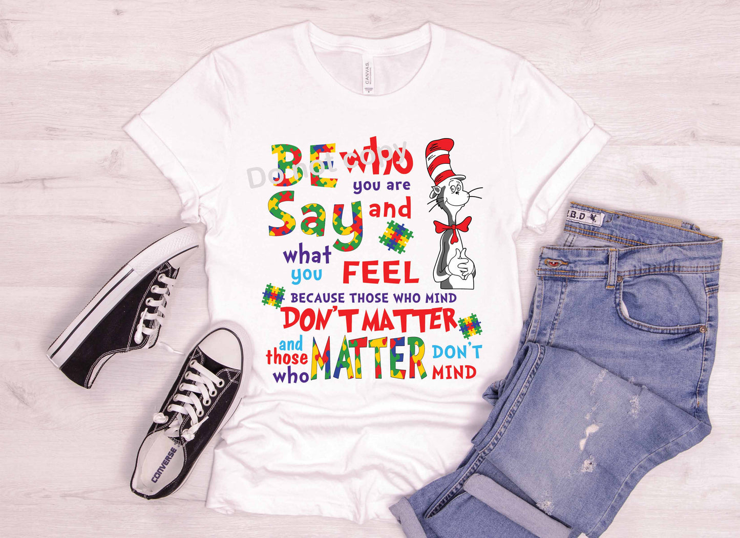 Dr Seuss Be who you are DTF TRANSFER