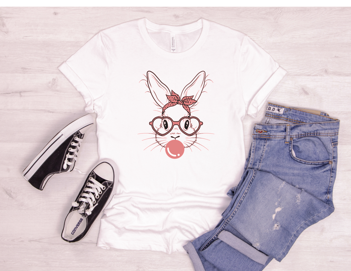 Easter bunny bubble ver2 DTF Transfer