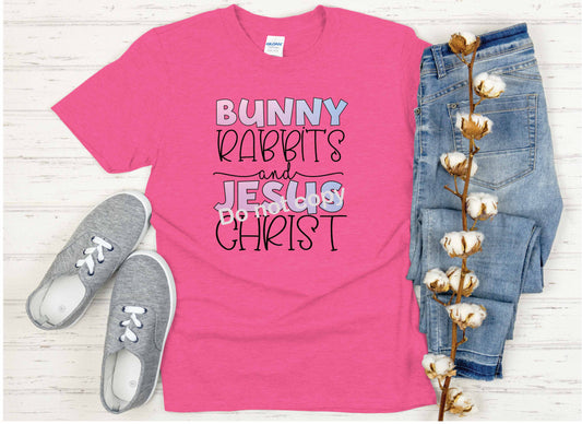 Easter Bunny Rabbit and Jesus Christ DTF Transfer