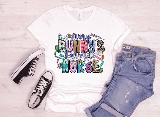 Easter Favorite Bunny Nurse DTF Transfer