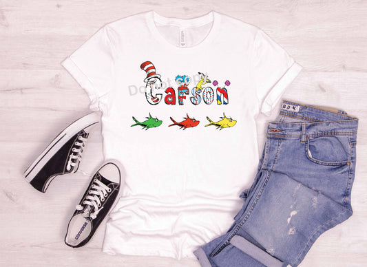 Dr Seuss font Carson DTF TRANSFER