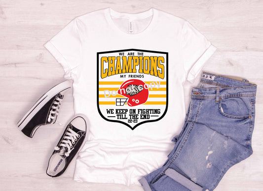 Kansas City We are the champions GIRL version DTF Transfer