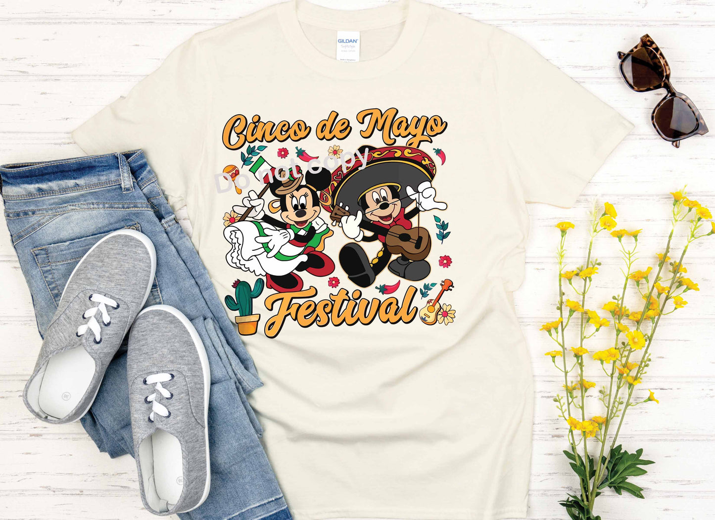 Cinco De Mayo Festival mouse DTF TRANSFER