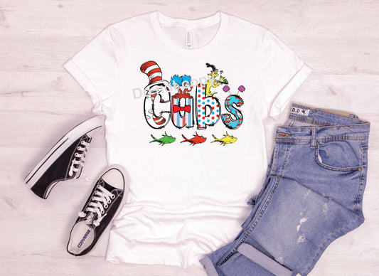 Dr Seuss font Cubs DTF TRANSFER