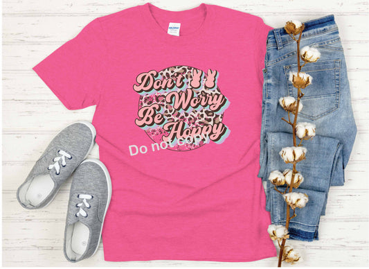 Easter Dont worry be Hoppy DTF Transfer