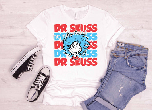 Dr Seuss Stacked BOY DTF TRANSFER