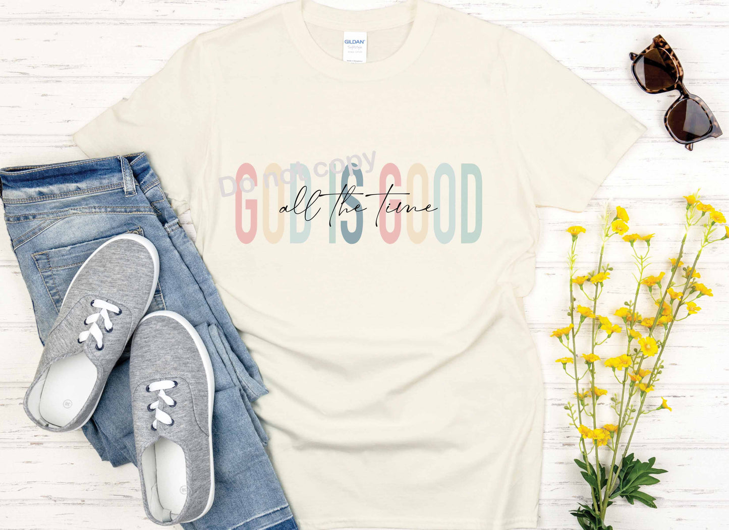 God is good all the time Jesus hobo DTF TRANSFER