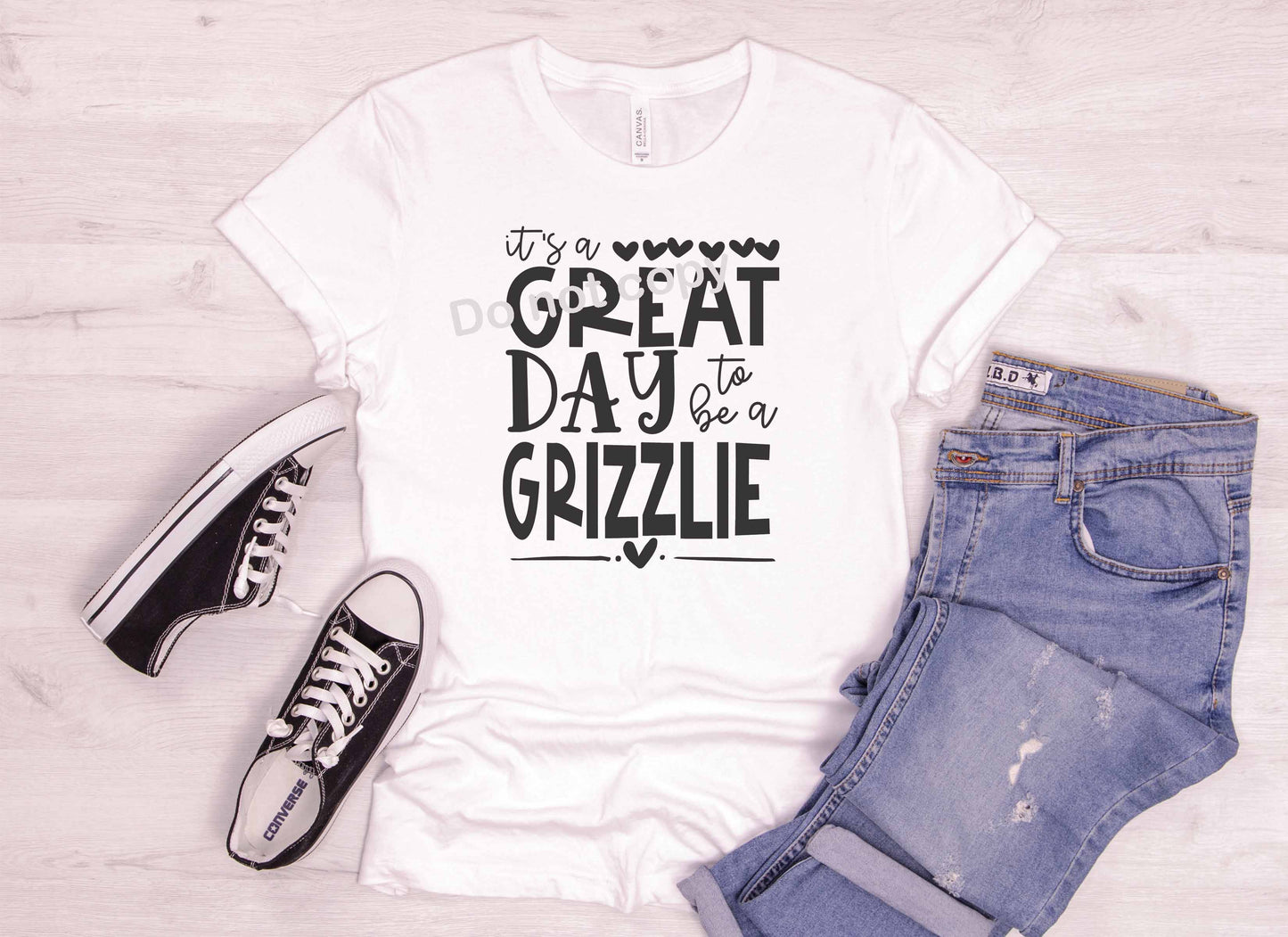 Mascot Its a great day to be a Grizzlie DTF Transfer