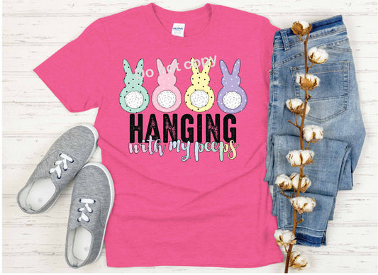 Easter Hanging with my Peeps DTF Transfer