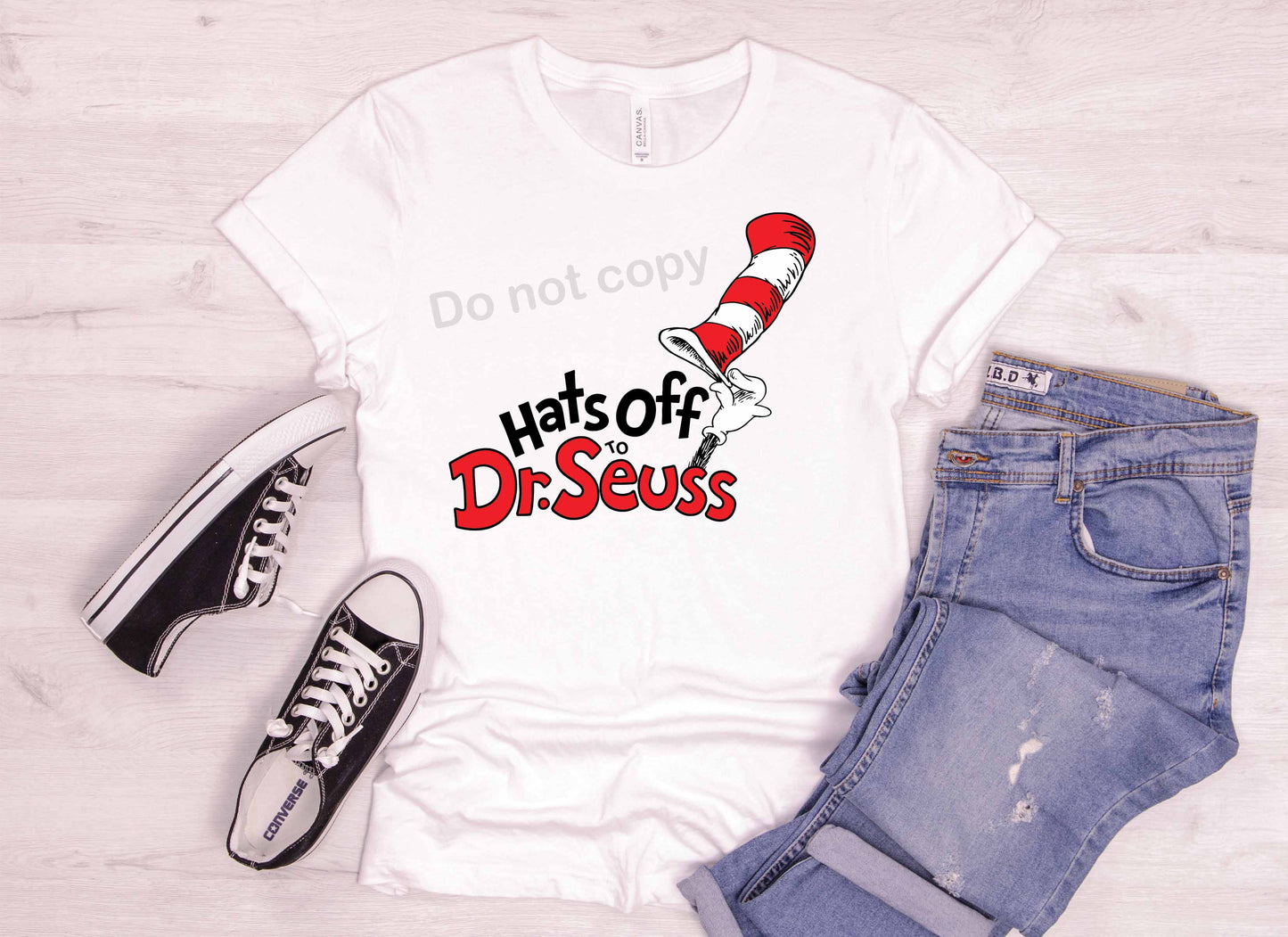 Hats off Dr Seuss DTF TRANSFER