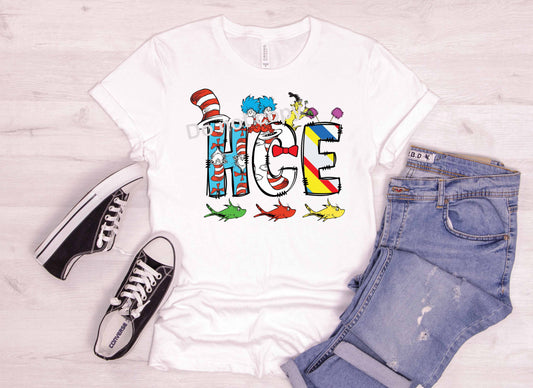 Dr Seuss font HCE DTF TRANSFER