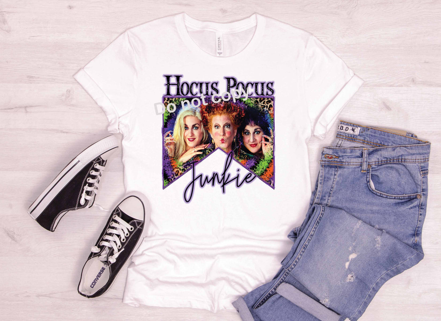 Halloween Hocus pocus junkie DTF Transfer