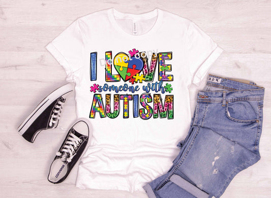 AUTISM I love someone DTF Transfer