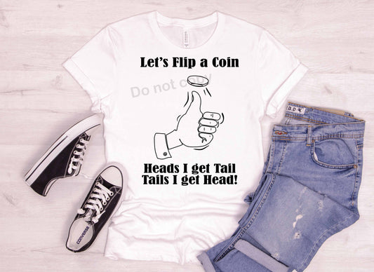 Flip a coin DTF Transfer