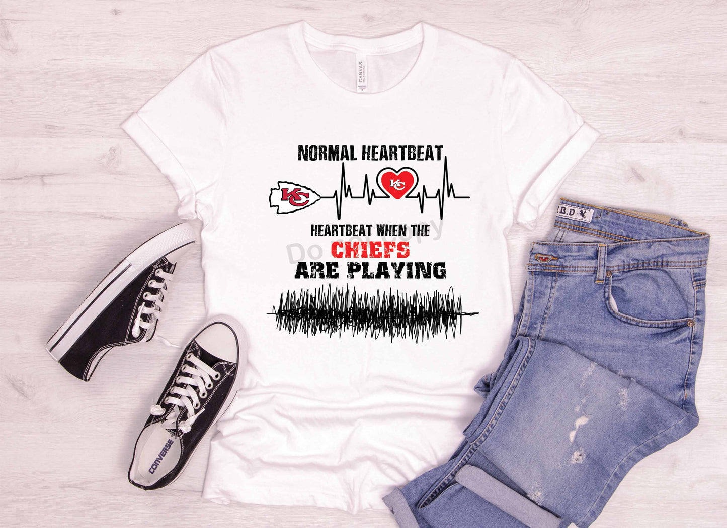 Kansas City Normal Heartbeat DTF Transfer