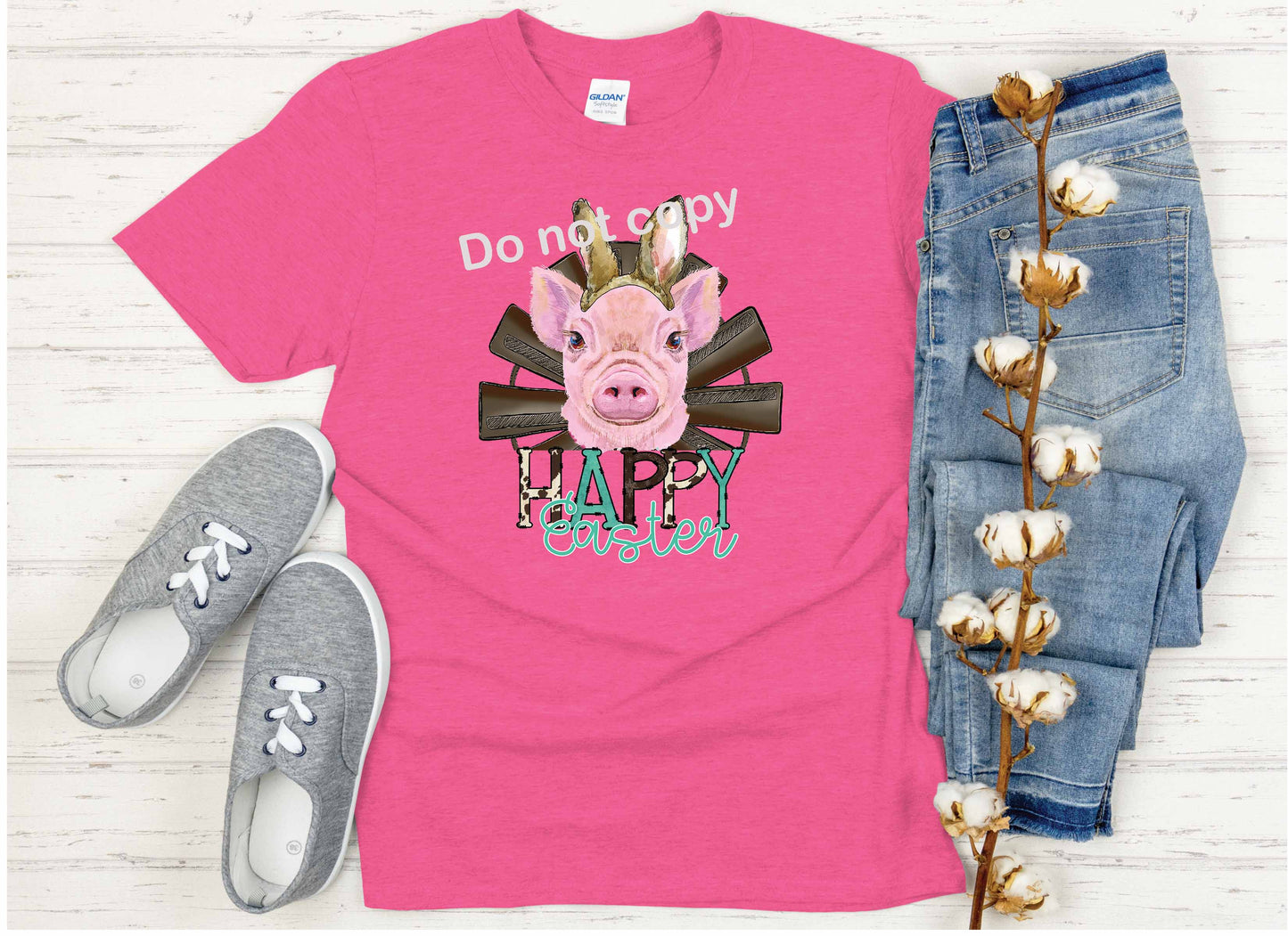 Easter Pig DTF Transfer