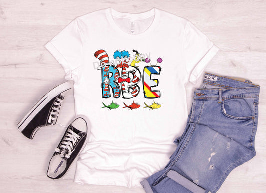 Dr Seuss font RBE DTF TRANSFER