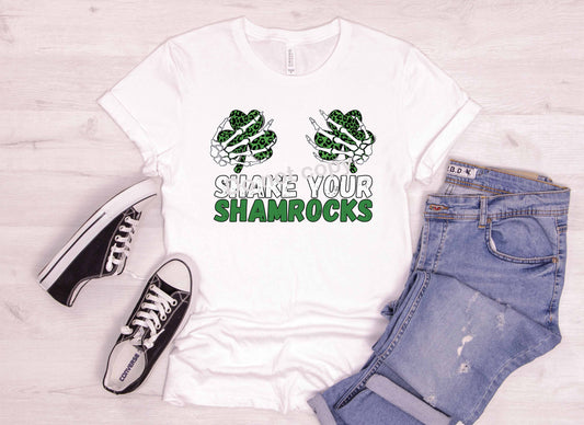 St Patricks Shake your shamrocks DTF TRANSFER