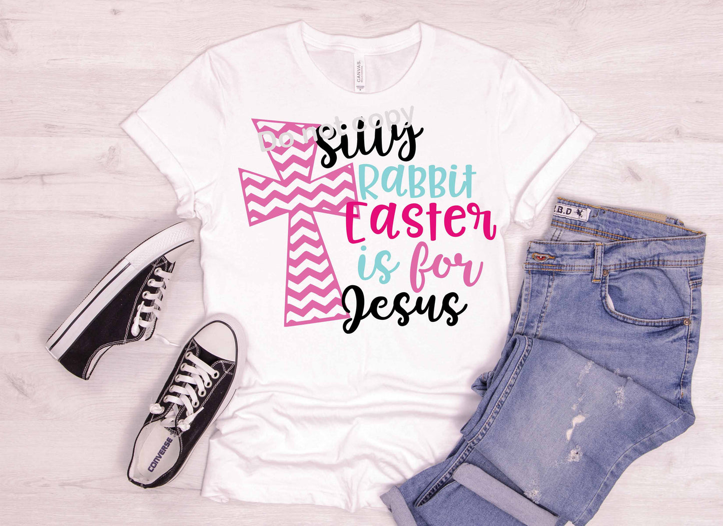 Easter silly rabbit DTF Transfer