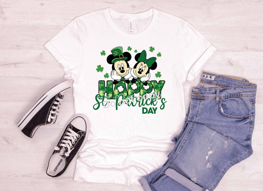 St Patricks Boy and Girl mouse DTF TRANSFER