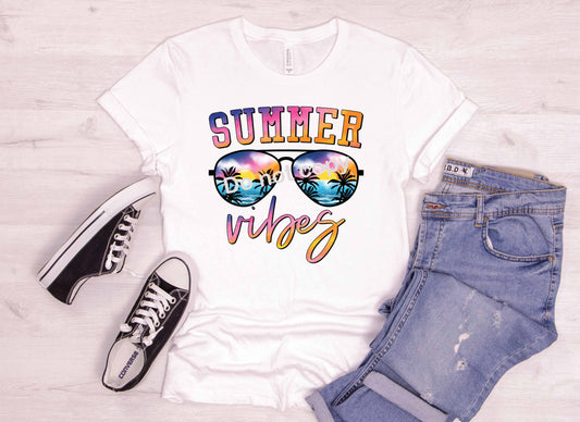 Summer Vibes with shades  DTF Transfer